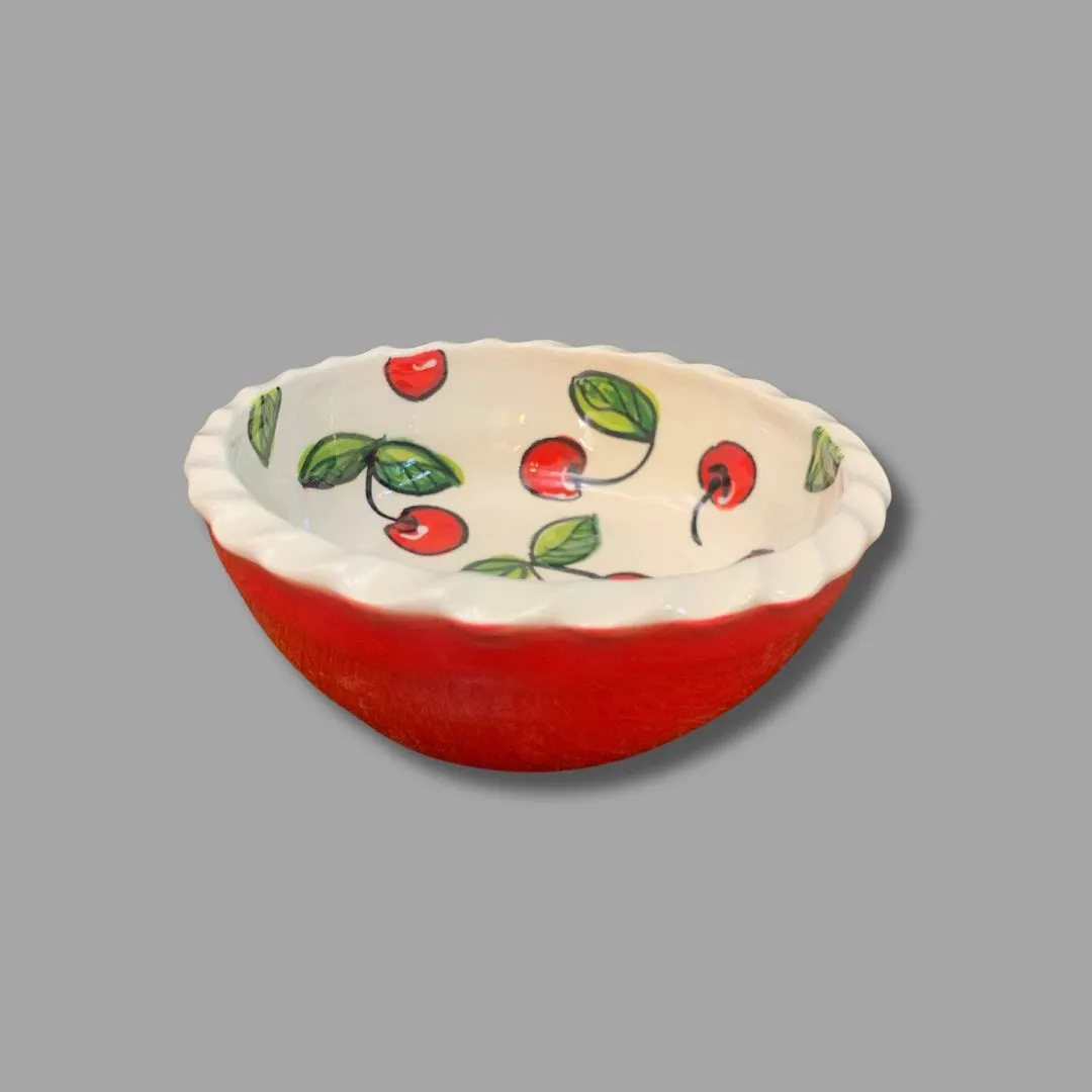 Cherry Dip Bowls: set of 3