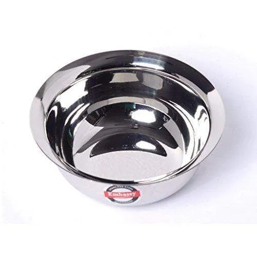Embassy Stainless Steel Eco Bowl, Pack of 3, Size 00, 250 ml/Bowl