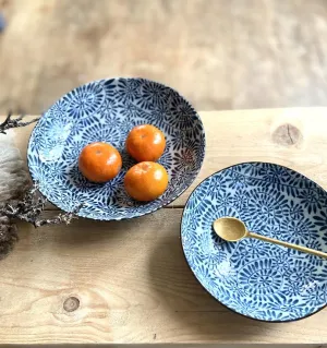 Indigo Glazed Bowls
