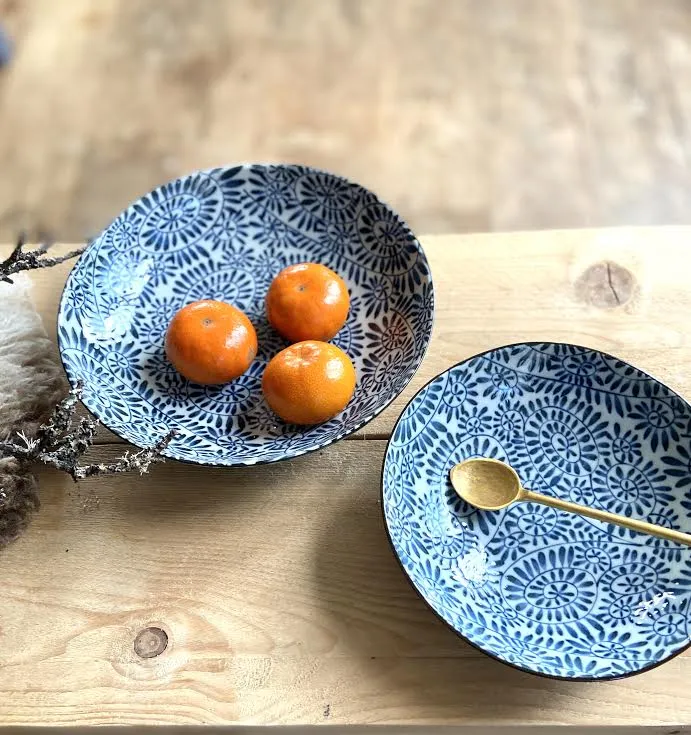 Indigo Glazed Bowls