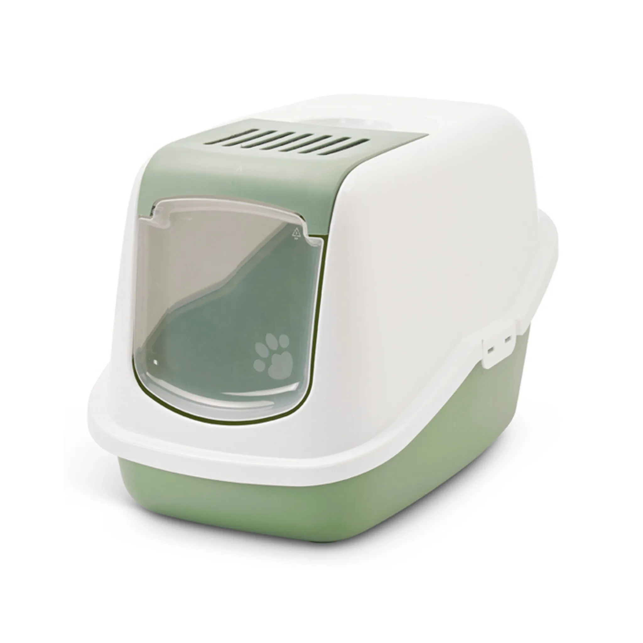 NESTOR  CATLITTER WHITE/ BOTANICAL GREEN