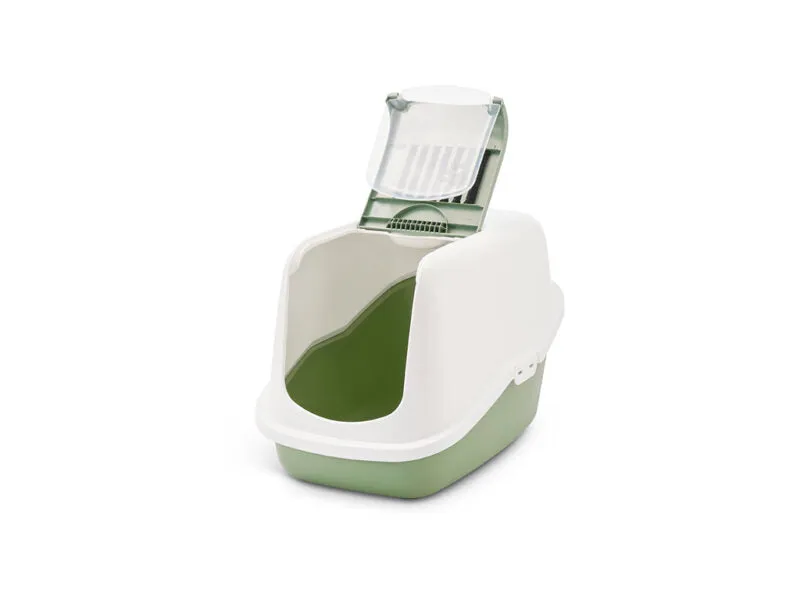 NESTOR  CATLITTER WHITE/ BOTANICAL GREEN