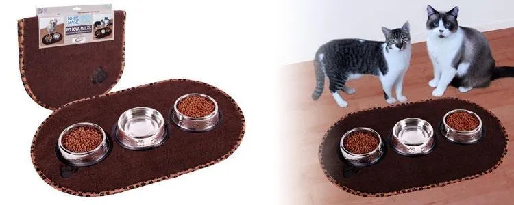 Pet Bowl Mat Mircofibre