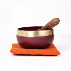 Root Chakra (Red) Singing Bowl Gift Set Small