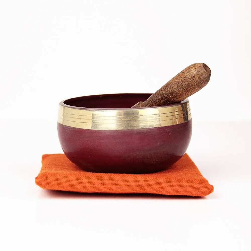 Root Chakra (Red) Singing Bowl Gift Set Small