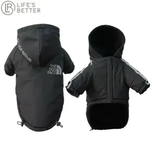 The Dog Face - Waterproof Reflective Premium Fleece Lined  Dog Jacket Coat